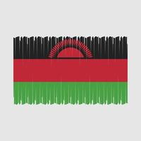 Malawi Flagge Vektor Illustration