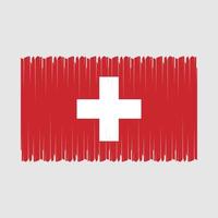 schweiz flagga vektor illustration