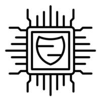 Hardware- Sicherheit Vektor Symbol