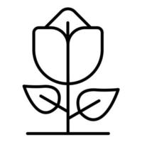 Symbol für Tulpenvektor vektor