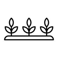 Symbol für Plantagenvektor vektor