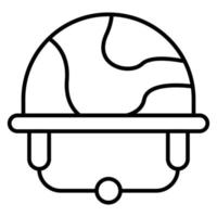 Soldat Helm Vektor Symbol