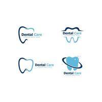 Dental Logo Vorlage Vektor Illustration Symbol