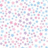 sömlös upprepa mönster av rosa, blå, lila stjärnor för tyg, textil, papper och Övrig olika ytor vektor