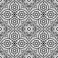 blomma mandala. vintage dekorativa element. orientaliskt mönster, vektorillustration vektor