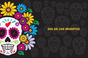 dia de los muertos vektor