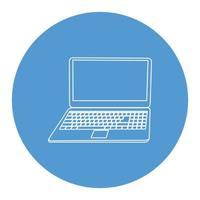 Laptop-Symbol Vektor