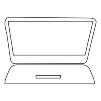 Laptop-Symbol Vektor