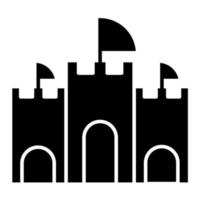 Schloss Spielzeug Vektor Symbol