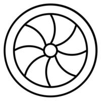 Diaphragma-Vektor-Symbol vektor