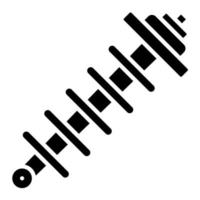 Schock Absorber Vektor Symbol