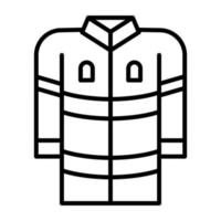 Feuerwehrmann Jacke Vektor Symbol