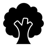 immergrün Baum Vektor Symbol