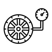 Reifen Druck Vektor Symbol