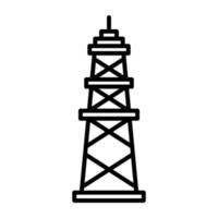Öl Turm Vektor Symbol