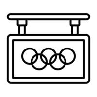 Vektorsymbol der Olympischen Spiele vektor