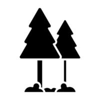 Wald-Vektor-Symbol vektor