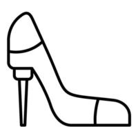 Vektorsymbol für High Heels vektor