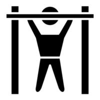Fitnessstudio Hand Bar Vektor Symbol
