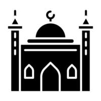 Moschee-Vektor-Symbol vektor