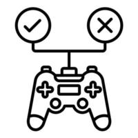 testen Spiel Vektor Symbol