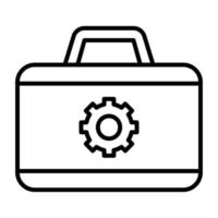 verktyg låda vektor ikon