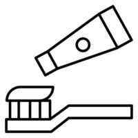 Zahnbürste-Vektor-Symbol vektor