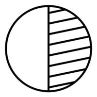 Wachsen Mond Vektor Symbol