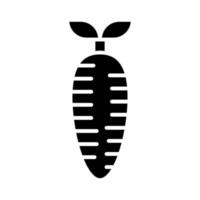 Karotte Pflanze Vektor Symbol