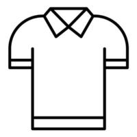 Poloshirt-Vektorsymbol vektor