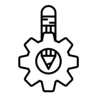 Entdeckung Vektor Symbol