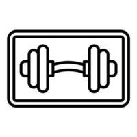 Fitness-Vektor-Symbol vektor