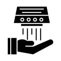 Hand Trockner Vektor Symbol