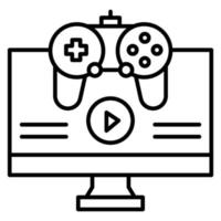 Spiel Video Vektor Symbol