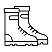 Stiefel-Vektor-Symbol vektor