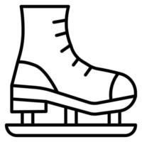 Eis Schlittschuh Vektor Symbol