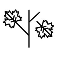 fallen blad vektor ikon