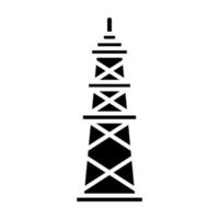 Öl Turm Vektor Symbol