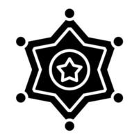 Sheriff-Vektor-Symbol vektor