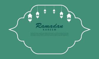 islamisch Hintergrund Ramadan kareem Ornament vektor