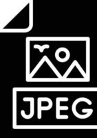 JPEG-Datei-Vektor-Icon-Design-Illustration vektor