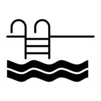 Schwimmbad-Vektor-Symbol vektor