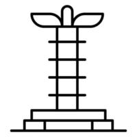 Sieg Säule Vektor Symbol