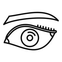 Augenbraue Vektor Symbol