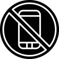 ingen telefon vektor ikon design illustration