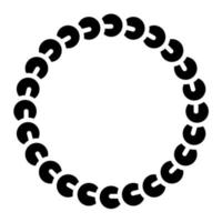 Perlen-Vektor-Symbol vektor