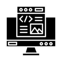 webb design vektor ikon