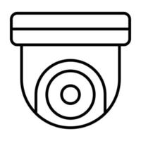 CCTV-Kamera-Vektorsymbol vektor