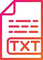 txt-fil vektor ikon design illustration