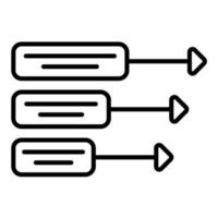 Vektorsymbol priorisieren vektor